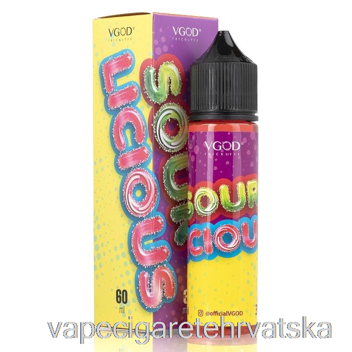 Vape Cigarete Sourlicious - Vgod E-tekućina - 60ml 0mg